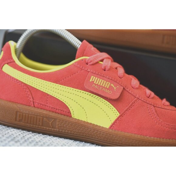 New! Size: 5.5 Women | PUMA Palermo | Color: Salmon/Lime Sheen/Gum | 397643-22 - Picture 5 of 16